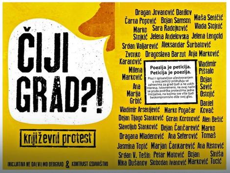 Književnici podržali protest Ne da(vi)mo Beograd