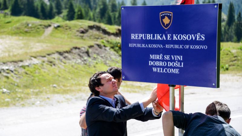 CG: Uklonjena tabla Kosova koje je postavilo Samoopredjeljenje 