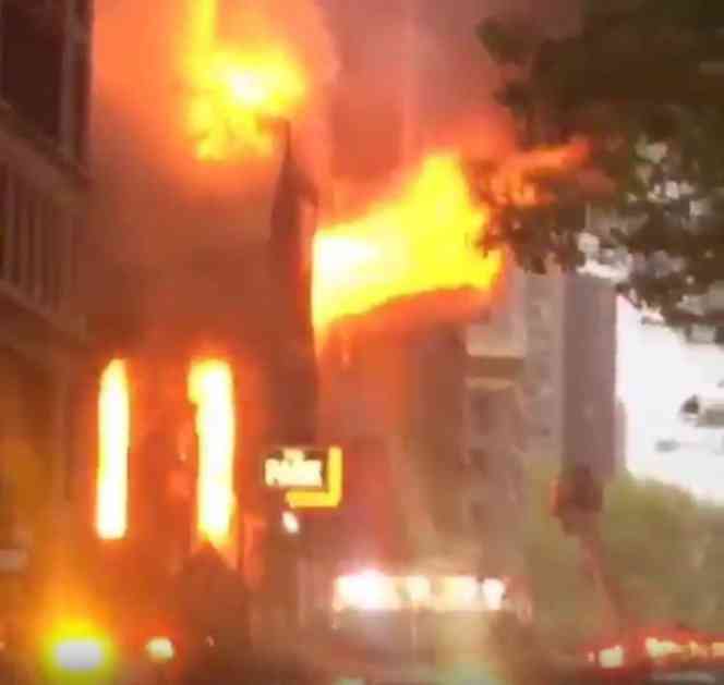 NA USKRS JE PROGUTAO DIM: Izgorela crkva Svetog Save u Njujorku (VIDEO)