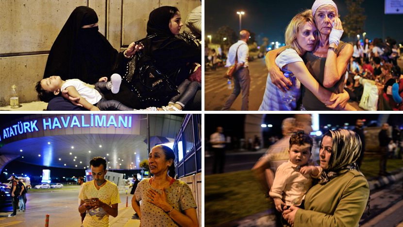 NAJPOTRESNIJE FOTOGRAFIJE POKOLJA U ISTANBULU: Deca krvare, ljudi plaču, leševi razbacani po aerodromu (FOTO)