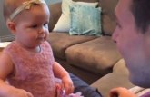 Neverovatna reakcija bebe kada je videla da je njen tata obrijao bradu (VIDEO)