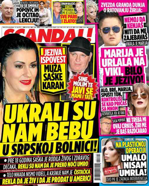 Novi SCANDAL! na većem broju strana: Jeziva ispovest muža Saške Karan: Ukrali su nam bebu u srpskoj bolnici! Marija napala Viki! (VIDEO)