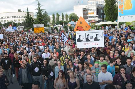 Novi Sad: Pokret Podrži RTV otkazan zbog nevremena