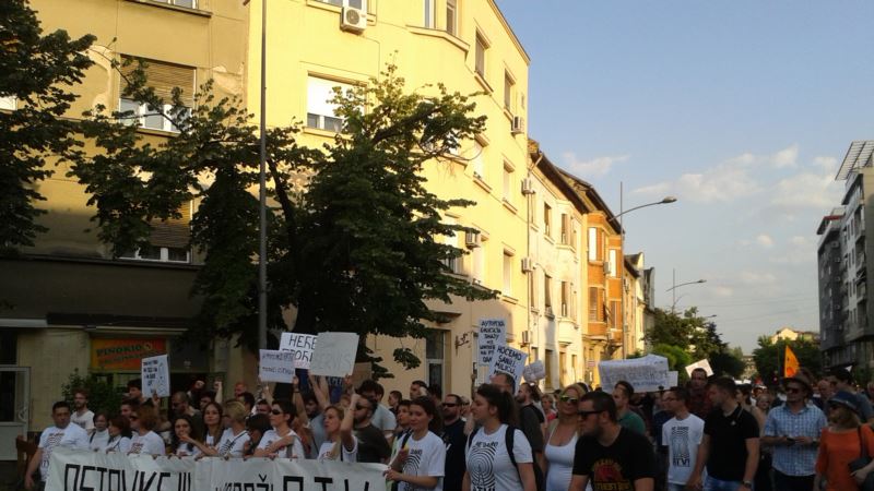 Novi Sad ponovo protestovao protiv gušenja RTV Vojvodine
