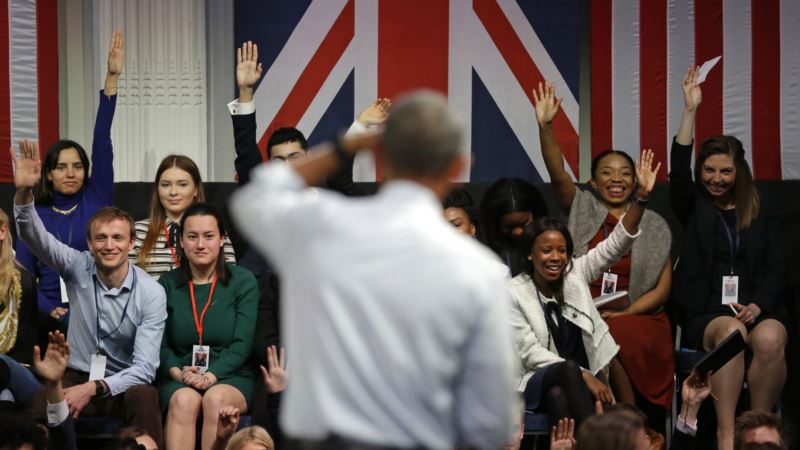 Obama sa mladim Britancima