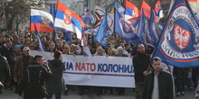 Održan anti - NATO protest u Novom Sadu