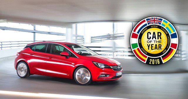 Opel Astra proglašena za Automobil godine 2016.“