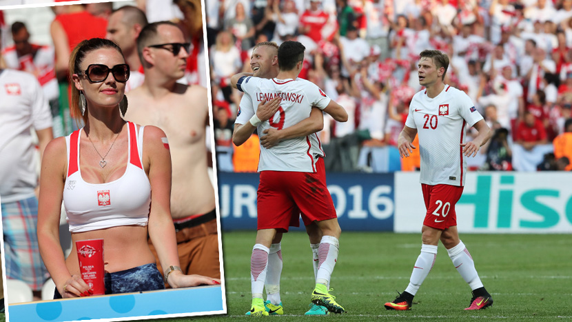 PHOTO OF THE DAY: Polish cheerleader tanned her boobs too much before the EURO