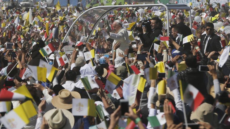 Papa Franja održao misu u predgradju Meksiko sitija