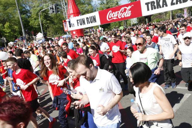 Pet kilometara zadovoljstva za prvu Coca-Cola aktivnu zonu u Beogradu