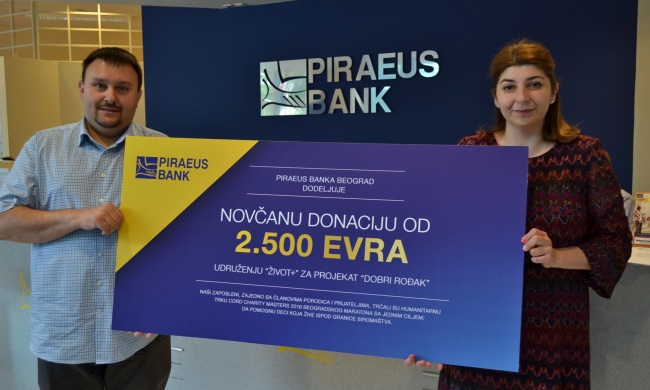 Podrška Piraeus banke humanitarnom projektu „Dobri rođak“