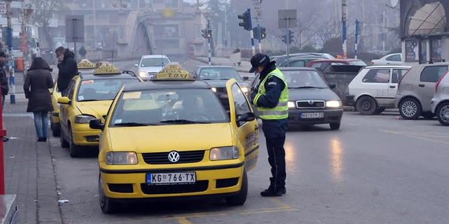 Pojačana kontrola taksista u Kragujevcu