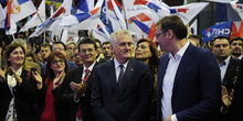 Predsednik Srbije prvi put u kampanji: Želim da pobedi SNS