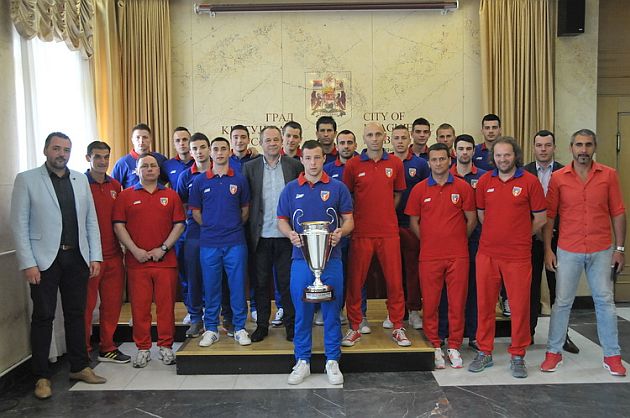 Prijem za osmostruke šampione Srbije u futsalu