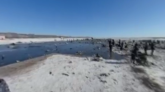 Panoramski snimak piste na koju se srušio avion