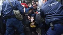 Protesti migranata na granici Makedonije i Grčke