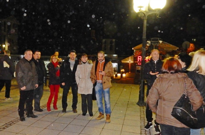 Protesti novinara u Leskovcu obeležili “posmatrači”