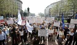 Protestna šetnja penzionera u Beogradu