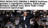 Hrvatski mediji broje glasove u Srbiji, rezultati u žiži