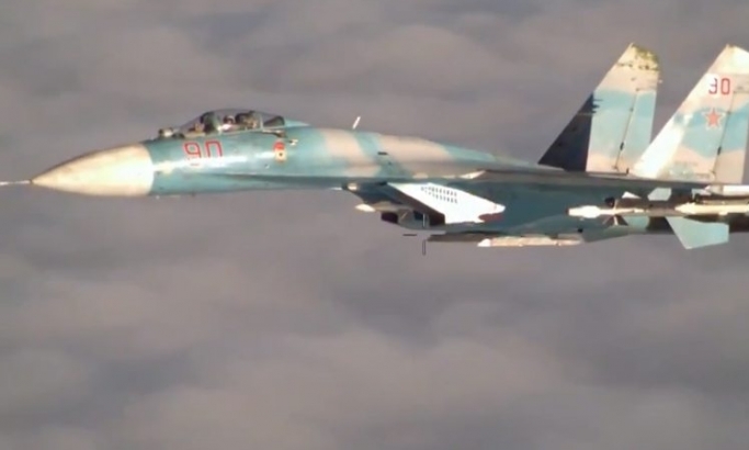 Rusi vežbaju lovce Su-27 za presretačku misiju