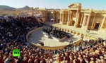 Ruski simfonijski orkestar nastupio u amfiteatru Palmire (VIDEO)
