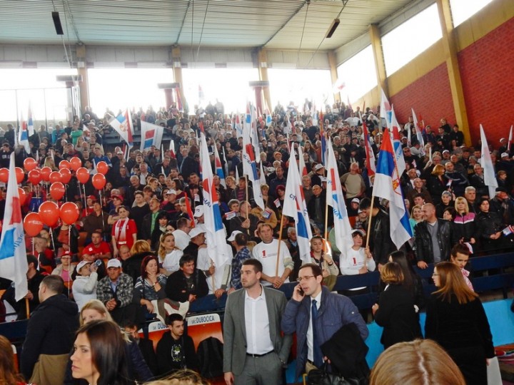 SNS: 12000 građana u Leskovcu dalo podršku Aleksandru Vučiću