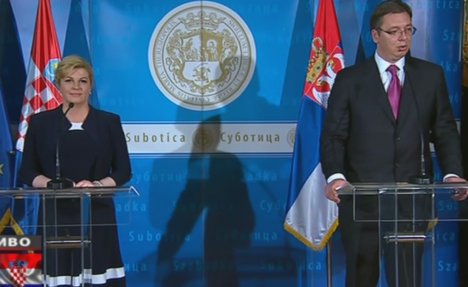 SUBOTICA: Vučić i Kolinda potpisali deklaraciju o unapređenju odnosa