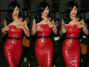 Seksi kao nikad pre: Kylie Jenner mami uzdahe u crvenoj, kožnoj haljini