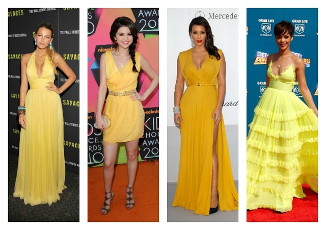 Sjaj zvezda: Koja slavna dama nosi najlepšu žutu haljinu?