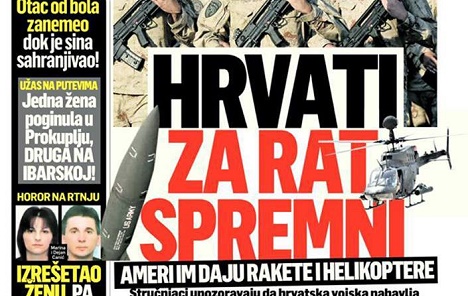 Srbija i Hrvatska mogu ratovati samo u tabloidima