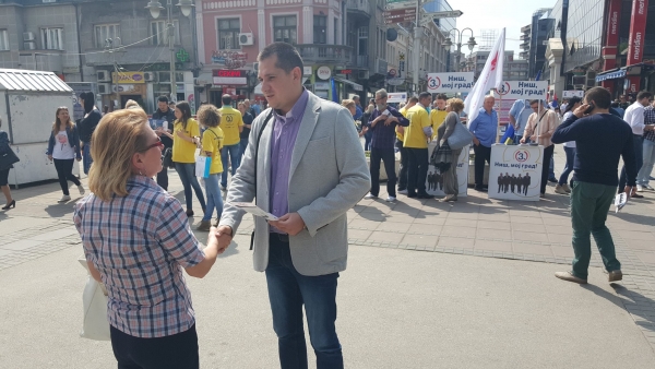 Stanković: Nišlije će glasanjem da zaustave ponižavanje i propadanje grada