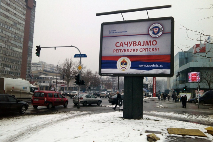 U Beogradu i Novom Sadu bilbordi Sačuvajmo Republiku Srpsku