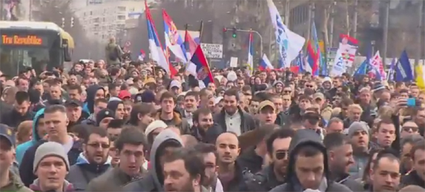 U Beogradu održan protest protiv NATO (Video)