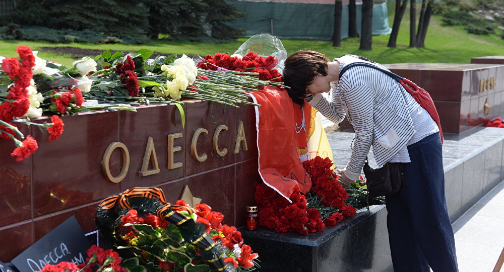 U Odesi održan pomen u znak sećanja na žrtve tragedije 2. maja