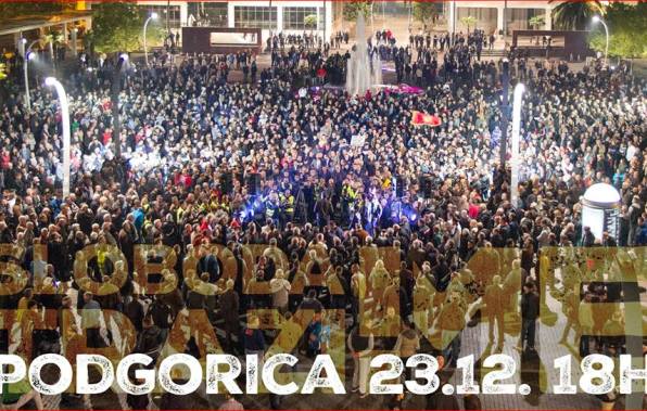 U Podgorici danas novi veliki antirežimski protest
