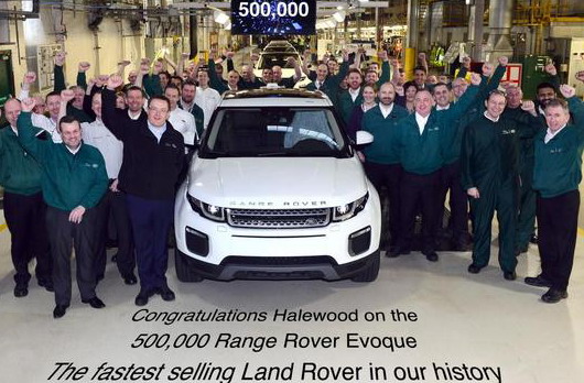 U fabrici Halewood proizveden 500.000-ti Range Rover Evoque