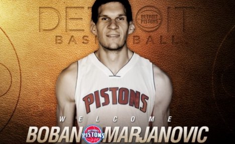 UGOVOR NA TRI GODINE: Boban Marjanović potpisao za Detroit Pistons za 21 milion dolara