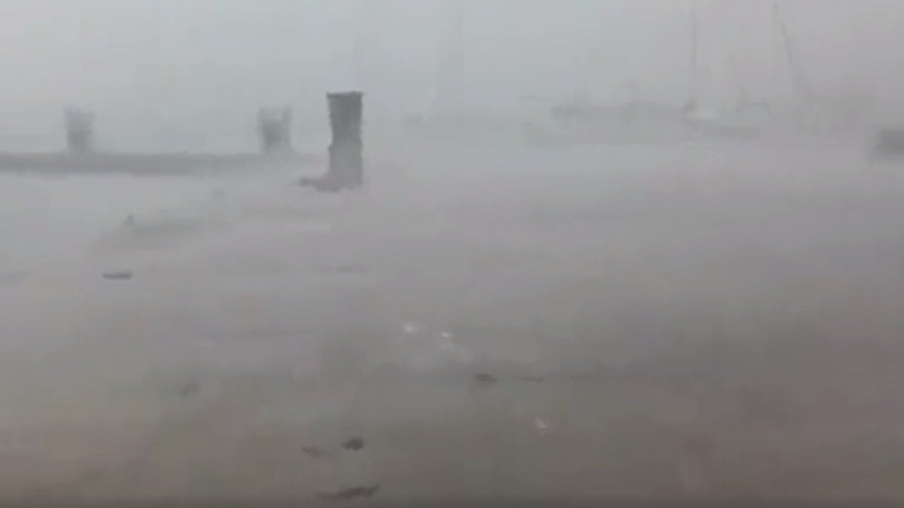UNSEEN DISASTER IN CROATIA: The day turned black, rain and wind DESTROY everything (VIDEO)