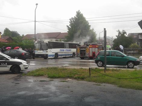 USRED VOŽNJE Zapalio se autobus u Vitezu