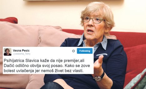 VESNA PEŠIĆ: Slavica Đukić Dejanović je bolesna ulizica!
