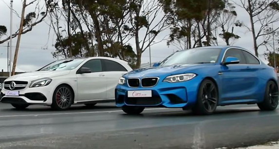 VIDEO: BMW M2 vs Mercedes A45 AMG