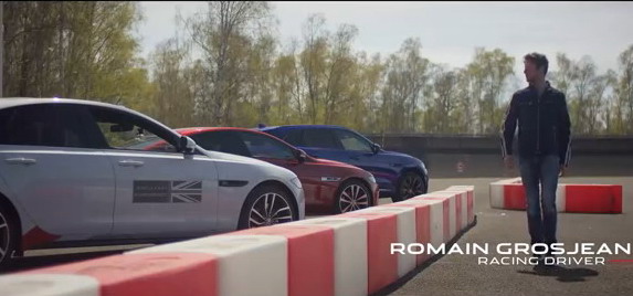 VIDEO: F1 vozač Romain Grosjean u Jaguarovom Smart Cones izazovu
