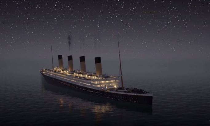 VIDEO: Gledajte u realnom vremenu kako Titanik tone!