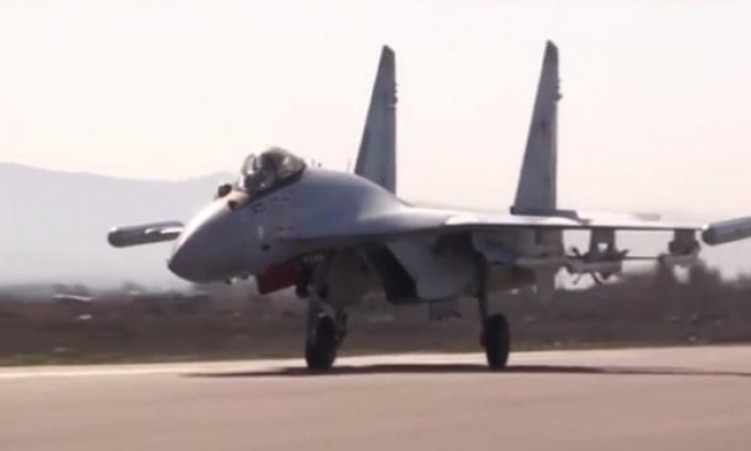 VIDEO: Ruski Su-35 u pripravnosti u bazi u Latakiji