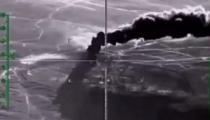 VIDEO: Snažno bombardovanje mesta gde je oboren ruski avion