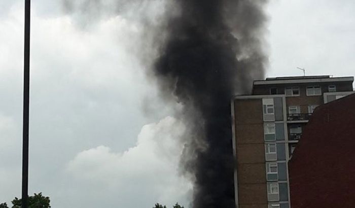 Veliki požar u Londonu, 50 evakuisanih