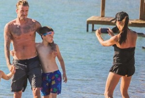 Victoria i David Beckham proveli dan na plaži