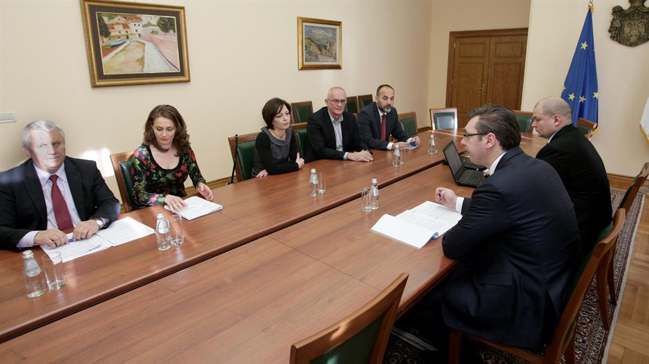 Vučić se sastao sa zaštitnicima građana Srbije
