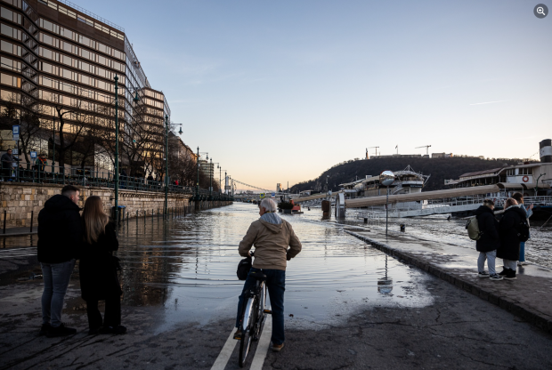 Излио се Дунав у Будимпешти: Нема опасности за Нови Сад
