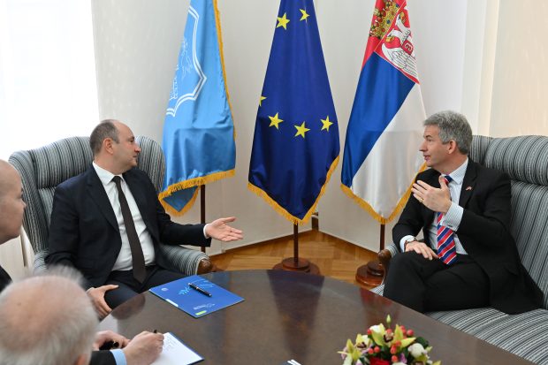 Градоначелник Ђурић са амбасадором Уједињеног Краљевства